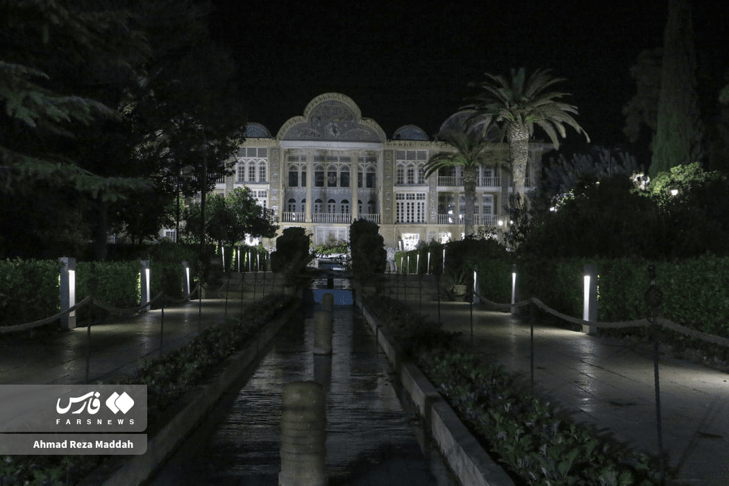 تصاویر دیدنی از باغ ارم شیراز