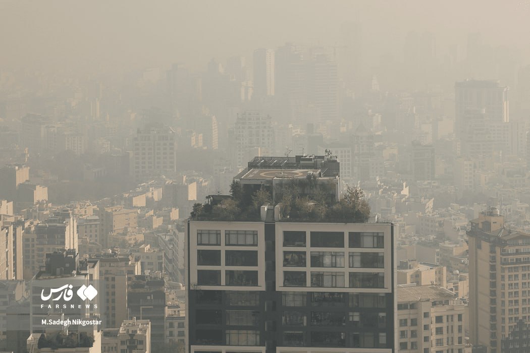 عکس/ نمایی از آلودگی تهران