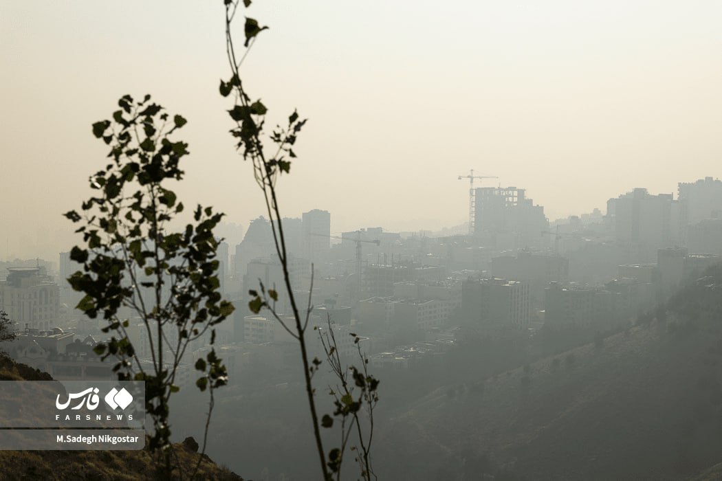 عکس/ نمایی از آلودگی تهران
