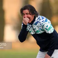 تمرین تیم فوتبال استقلال پیش از بازی با الوصل امارات