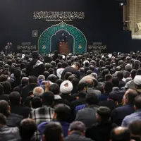 آخرین شب عزاداری شهادت حضرت فاطمه(س) در حسینیه امام خمینی(ره)