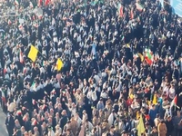 اجتماع ۱۲ هزار نفری بسیجیان در همدان