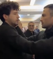  پسرِ جذاب سینمای ایران در مراسم ختم پدر مهرداد صدیقیان