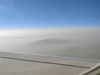 وضعیت وخیم آلودگی هوای تهران از زاویه دید هواپیما