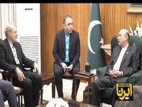 لاریجانی و آصف‌علی زرداری دیدار کردند 