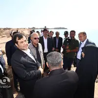 بازدید وزیر ورزش و جوانان از جزیره بوموسی  