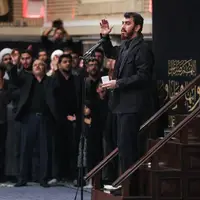 عکس/ آخرین شب مراسم عزاداری ایام فاطمیه (س) در حسینیه امام خمینی(ره)