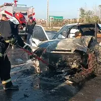 «زانتیا» در آتش سوخت