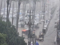 سیلاب در غزه چادر آوارگان را غرق کرد