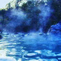 آبگرم فیروزه ای و رودخانه دورنگ بلیران یا لاله زار آمل 