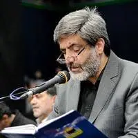 قرائت دعای توسل توسط مهدی سماواتی در حسینیۀ امام خمینی(ره)