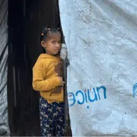 سیلاب در غزه چادر آوارگان را غرق کرد