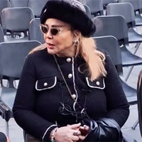 بهاره رهنما در مراسم تشییع هادی مرزبان