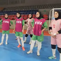گزارش تصویری از تمرین تیم ملی فوتسال بانوان