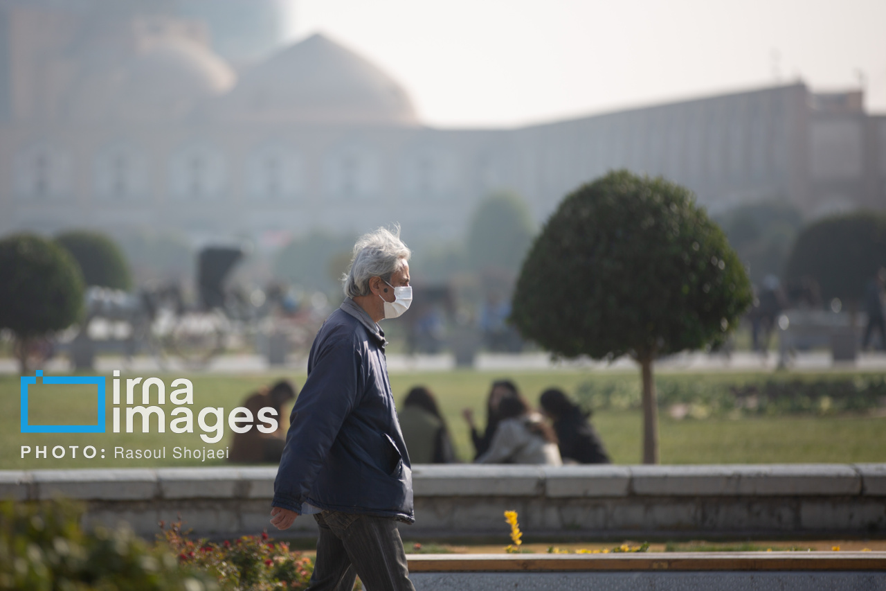 عکس/ آلودگی هوای اصفهان