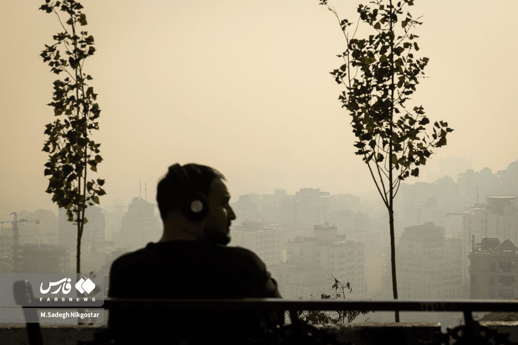 عکس/ نمایی از آلودگی تهران