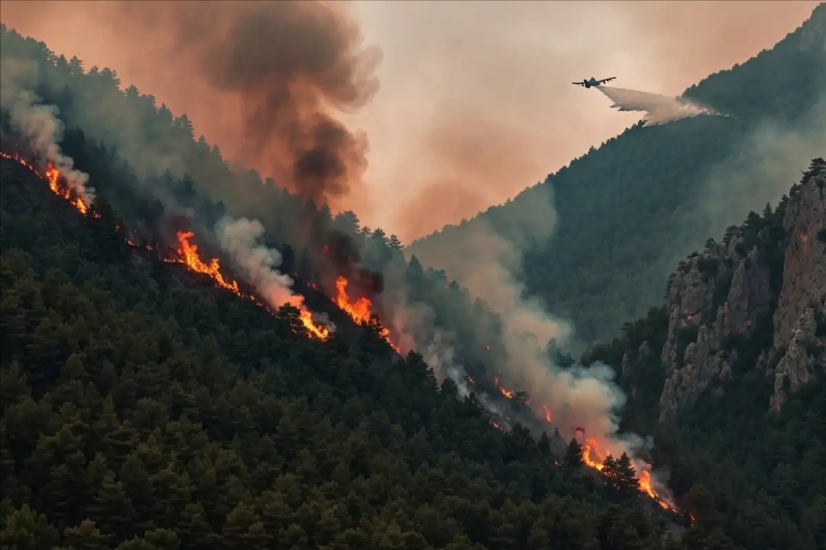 آتش‌سوزی در جنگل‌های هیرکانی، تهدیدی جدی برای میراث طبیعی ایران