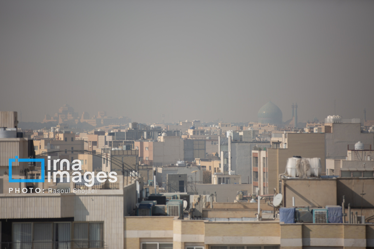 عکس/ آلودگی هوای اصفهان