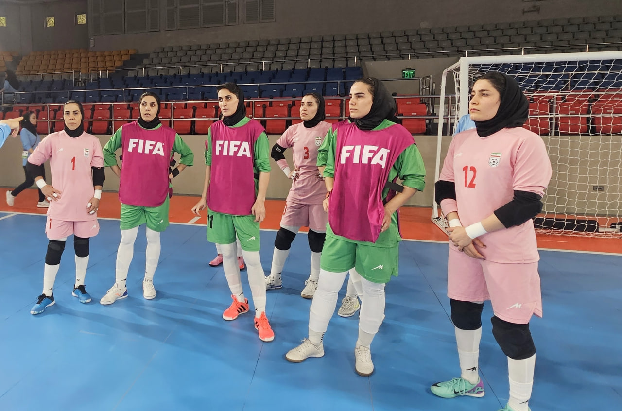 گزارش تصویری از تمرین تیم ملی فوتسال بانوان