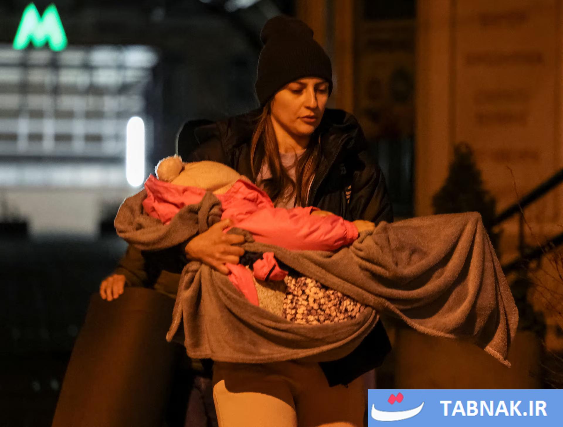 مترو، پناهگاه امن کی‌یف در برابر حملات موشکی