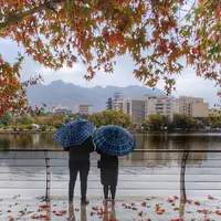 خرم آباد در آغوش اولین باران پاییز