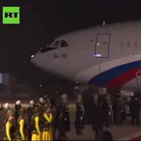 انتشار ویدئو ورود پوتین به قرقیزستان به سبک هالیوود توسط شبکه روسی