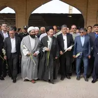 گلزار شهدای رومشکان غبارروبی شد