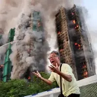 آتش‌سوزی چندین برج مسکونی در هنگ‌کنگ