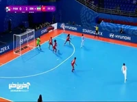 گل سوم فوتسال زنان ایران به پاناما