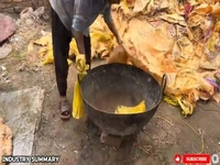 فرآیند دیدنی بازیافت گونی های پلاستیکی و تولید صندلی با آن ها