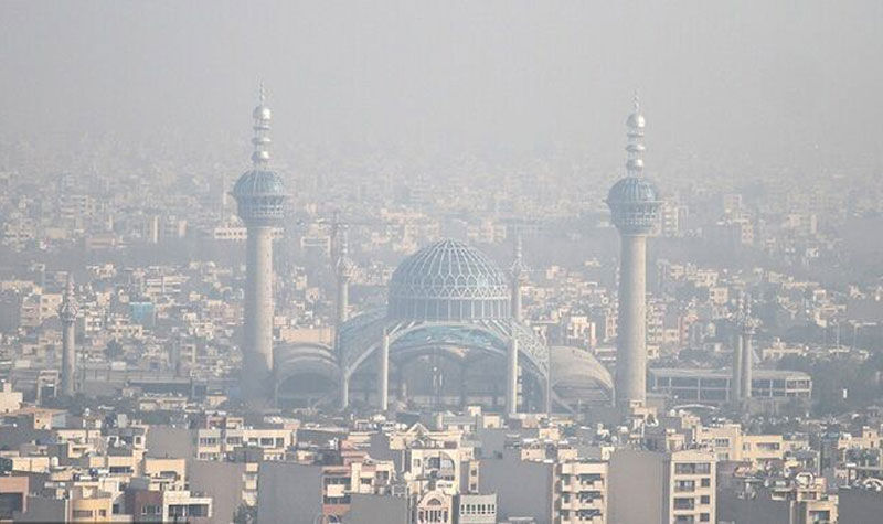 کیفیت هوای اصفهان قرمز است