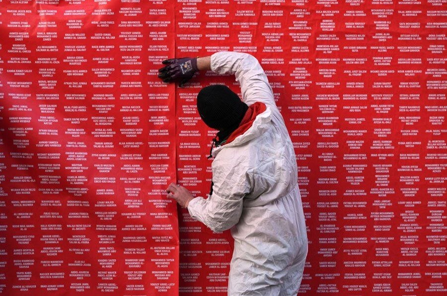 عکس/ دیدنی های امروز؛ از بوقلمون های روز شکرگزاری در کاخ سفید تا دردسر باران برای مردم غزه