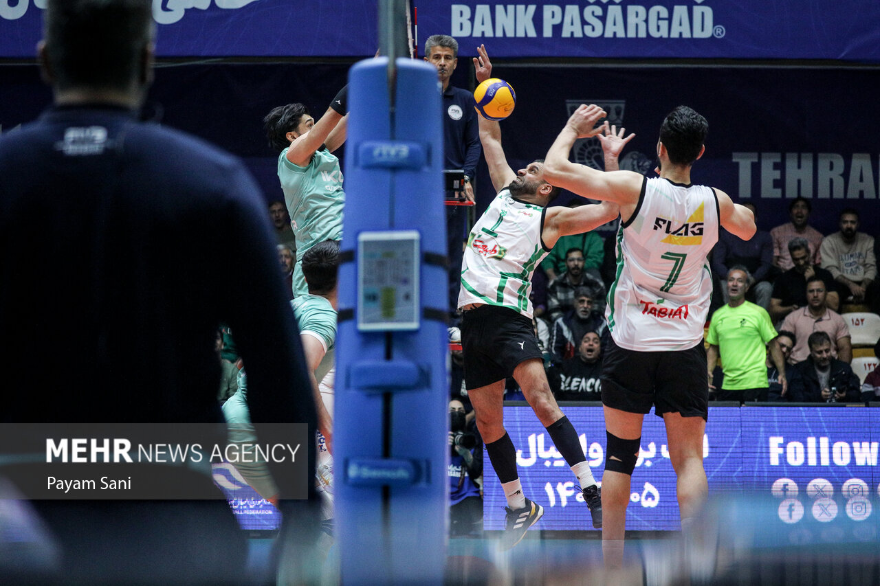 هفته دوم لیگ برتر والیبال؛ دیدار تیم های پیکان و طبیعت