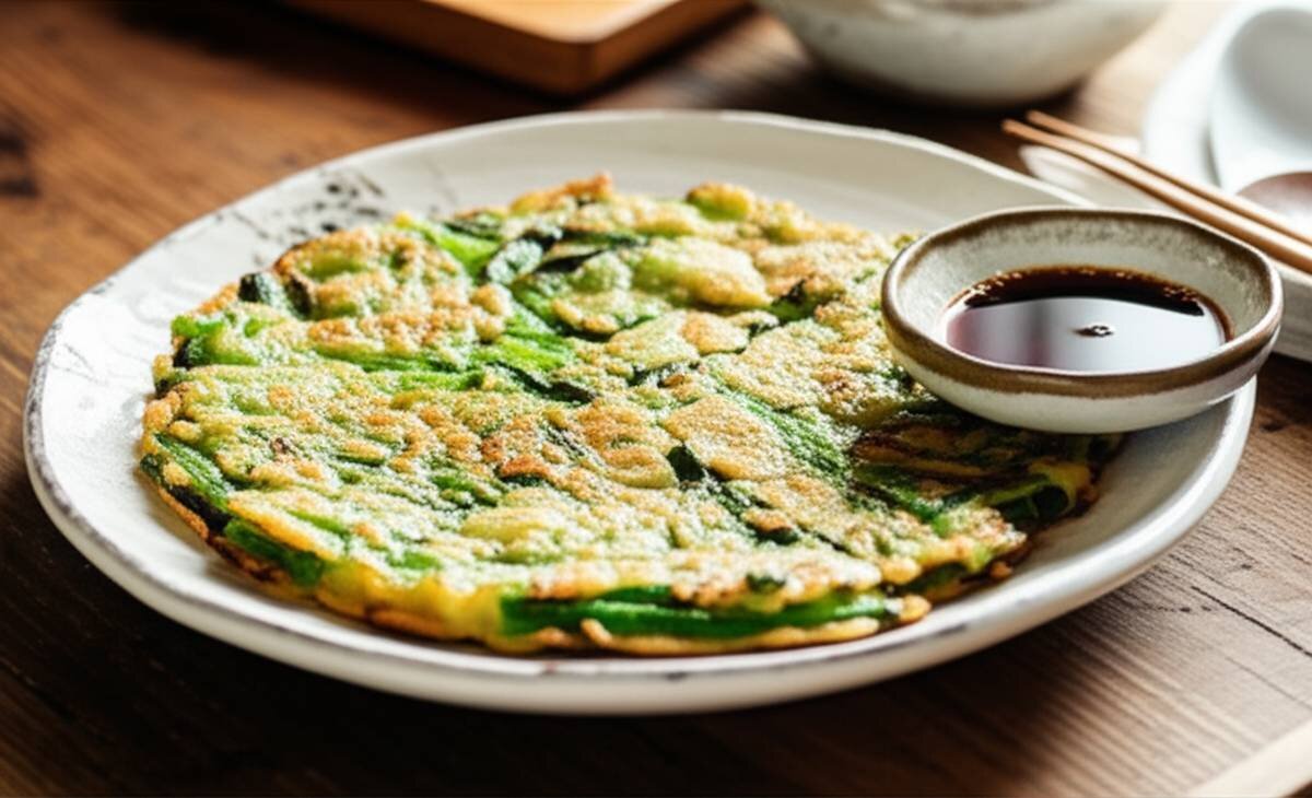 با پاجئون آشنا شوید، پنکیک سبزی محبوب کره‌ای‌ها