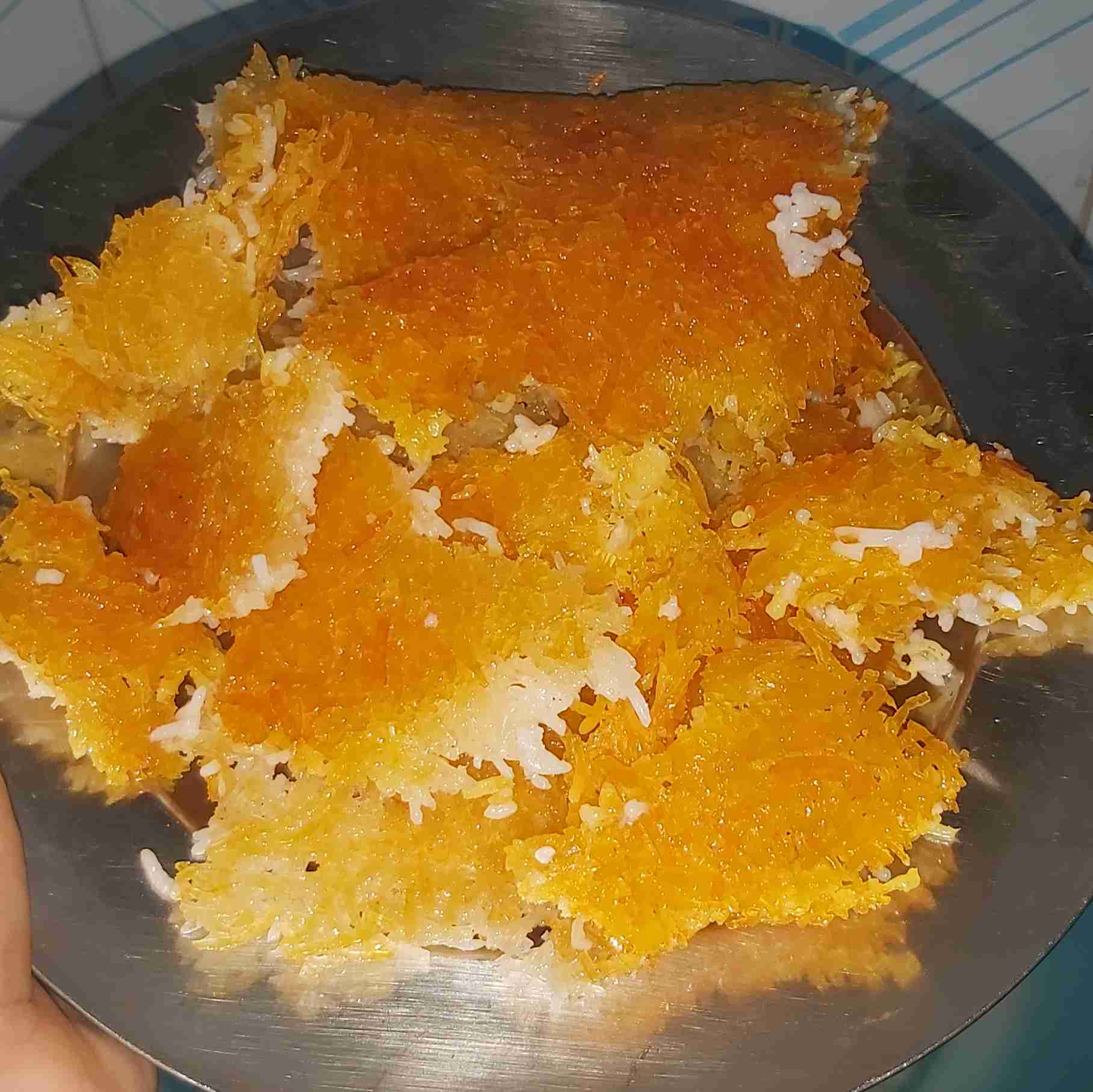 ته دیگ زعفرانی