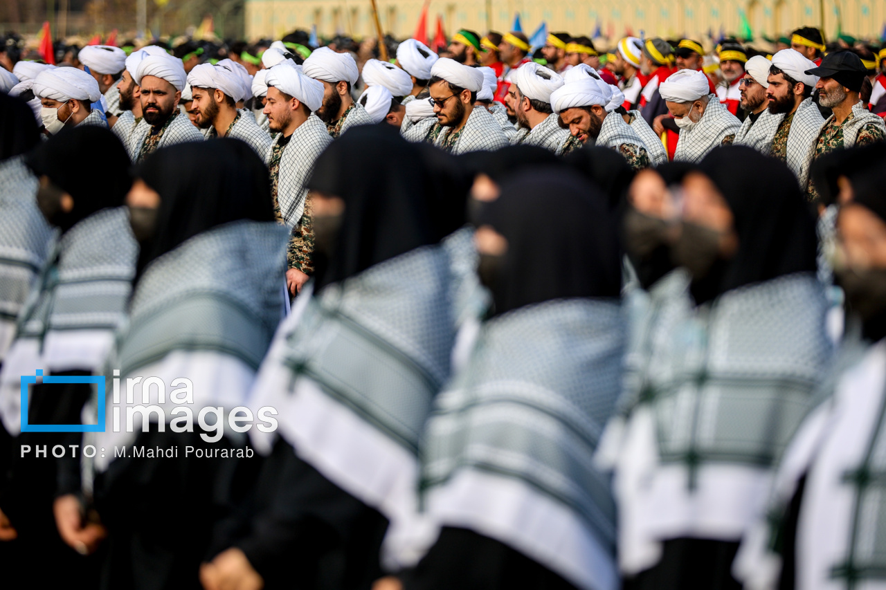 عکس/ رزمایش اقتدار بسیج پایتخت