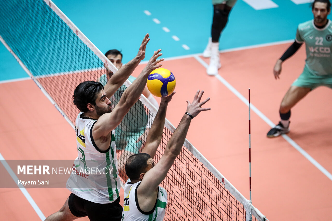 هفته دوم لیگ برتر والیبال؛ دیدار تیم های پیکان و طبیعت