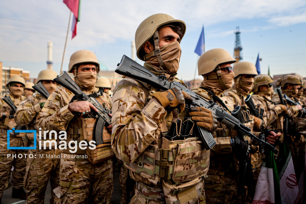 عکس/ رزمایش اقتدار بسیج پایتخت