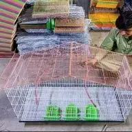 مراحل تولید قفس پرنده در کارگاهی در پاکستان