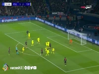 دبل با ضربه فنی دقیق؛ گل دوم پاری‌سن‌ژرمن توسط ویتینیا در دقیقه 53