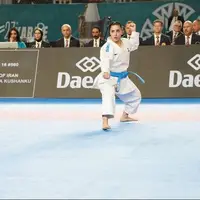 کاراته قهرمانی جهان؛ پایان کار تنها نماینده کاتای ایران با شکست مقابل حریف یونانی