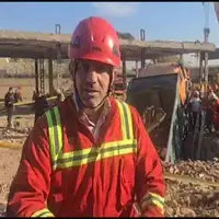 جزئیات سانحه سقوط کامیون در گودال؛ دو کارگر کشته شدند