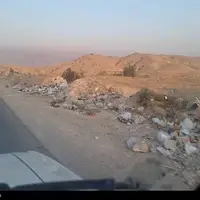 انباشت زباله و نخاله در جاده دهدشت ـ طولیان