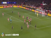 اشتباه مهلک نویر؛ گل سوم آرسنال توسط مارتینلی در دقیقه 77