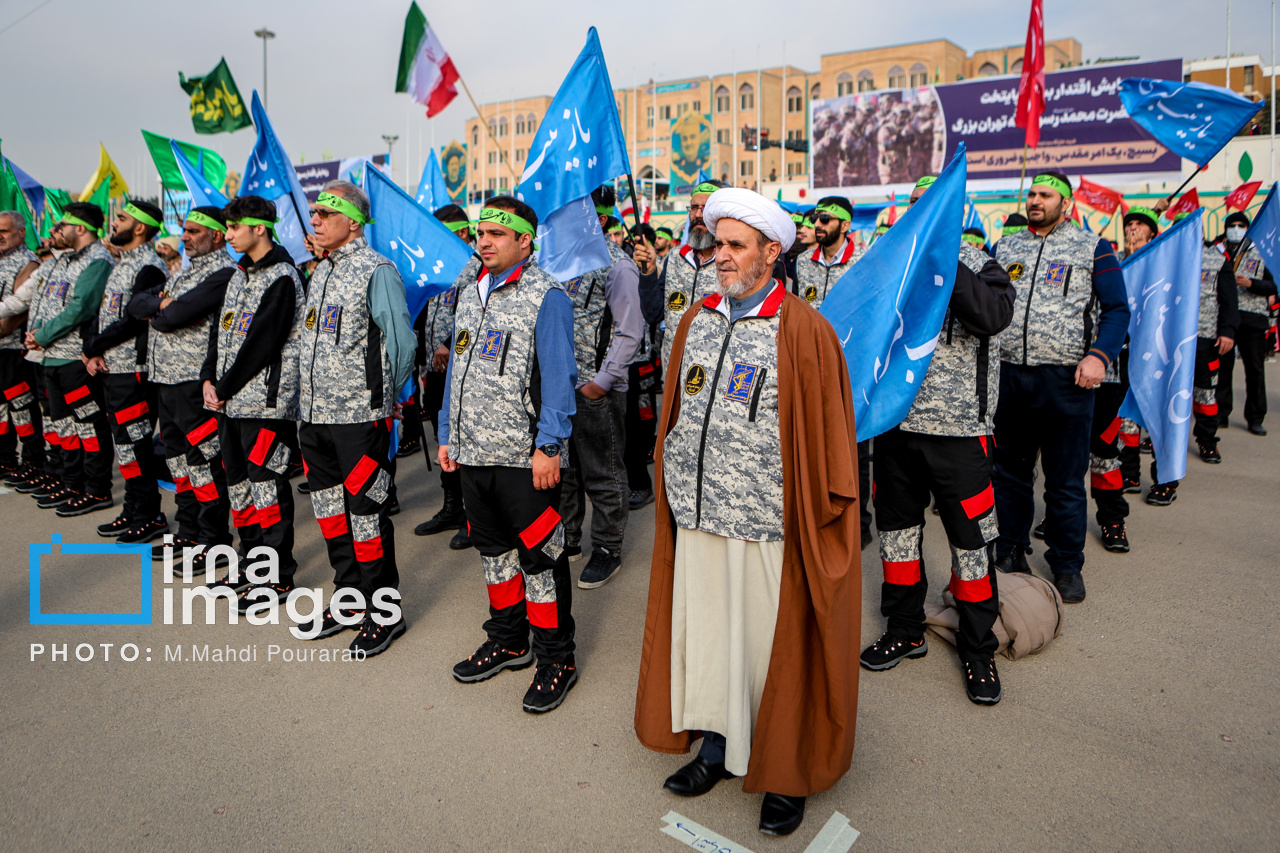 عکس/ رزمایش اقتدار بسیج پایتخت