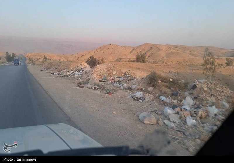 انباشت زباله و نخاله در جاده دهدشت ـ طولیان