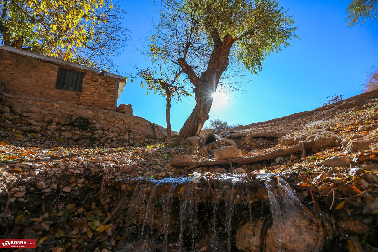 طبیعت زیبای پاییزی در روستای وفس