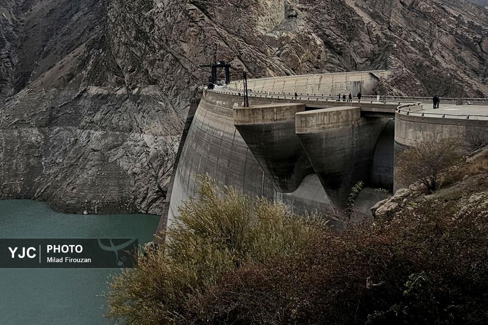 عکس/وضعیت بحرانی سد کرج