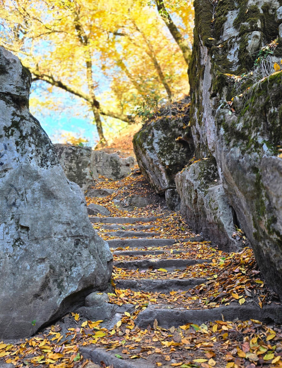  پاییز زیبای آبشار لوه استان گلستان 