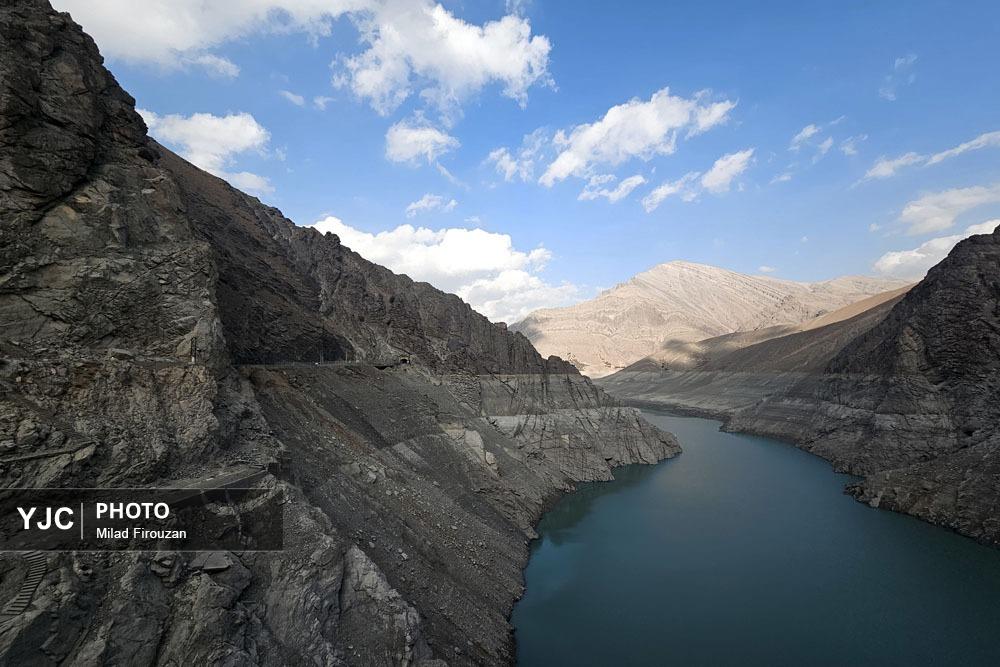 عکس/وضعیت بحرانی سد کرج